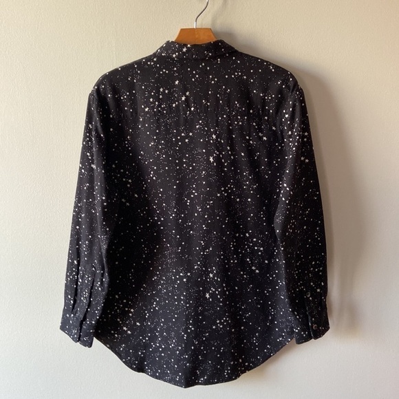 MADEWELL Oversized Ex-Boyfriend Shirt in Star Print Size Small - Picture 4 of 16